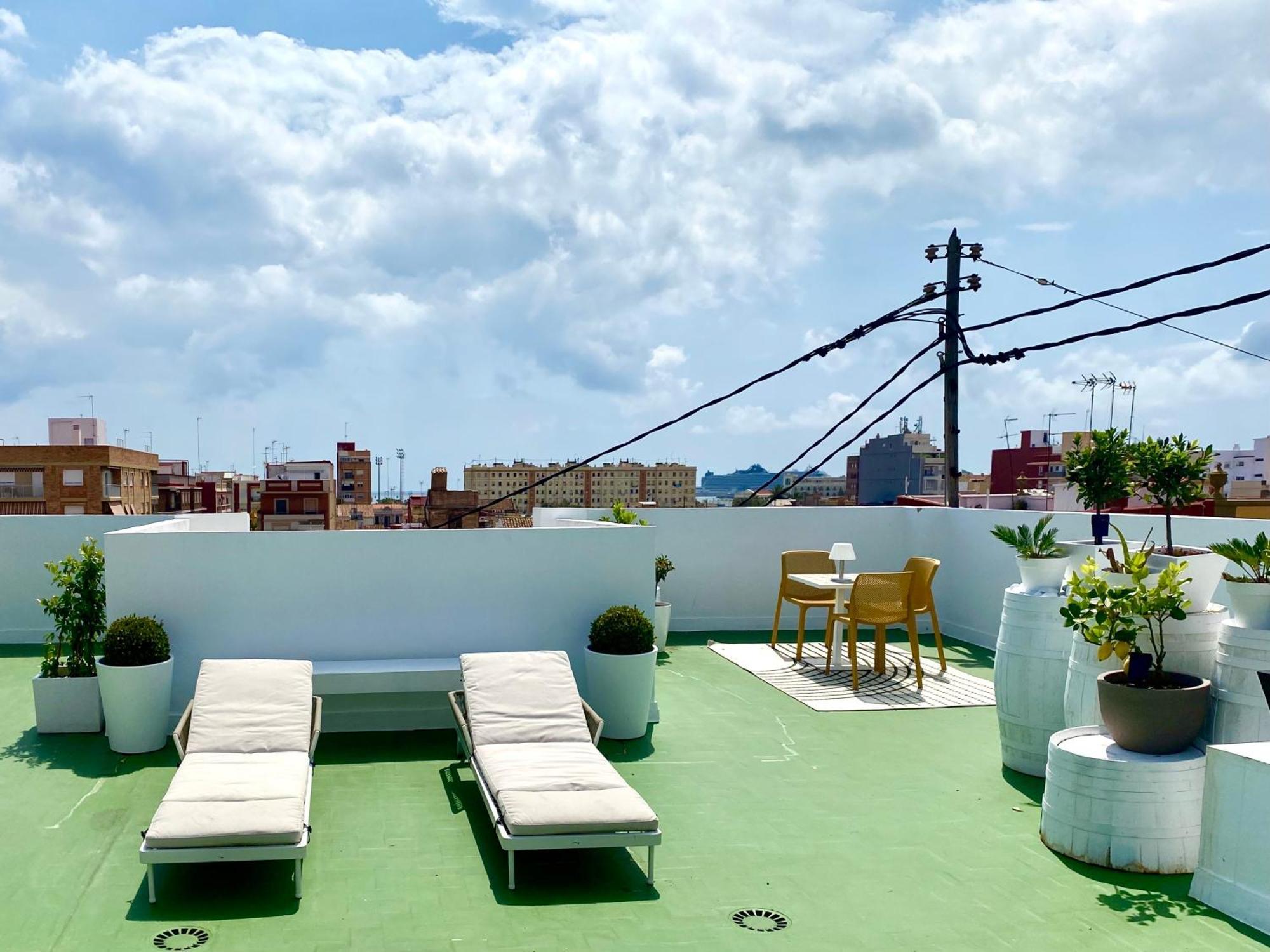 Habitacion En Playa Malvarrosa Con Bano Privado -No Ac- バレンシア エクステリア 写真
